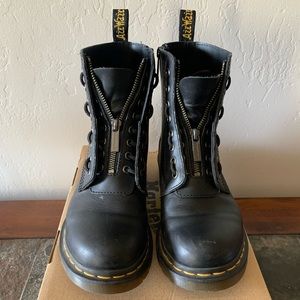 Dr. Martens 1460 Pascal Front Zip Boots